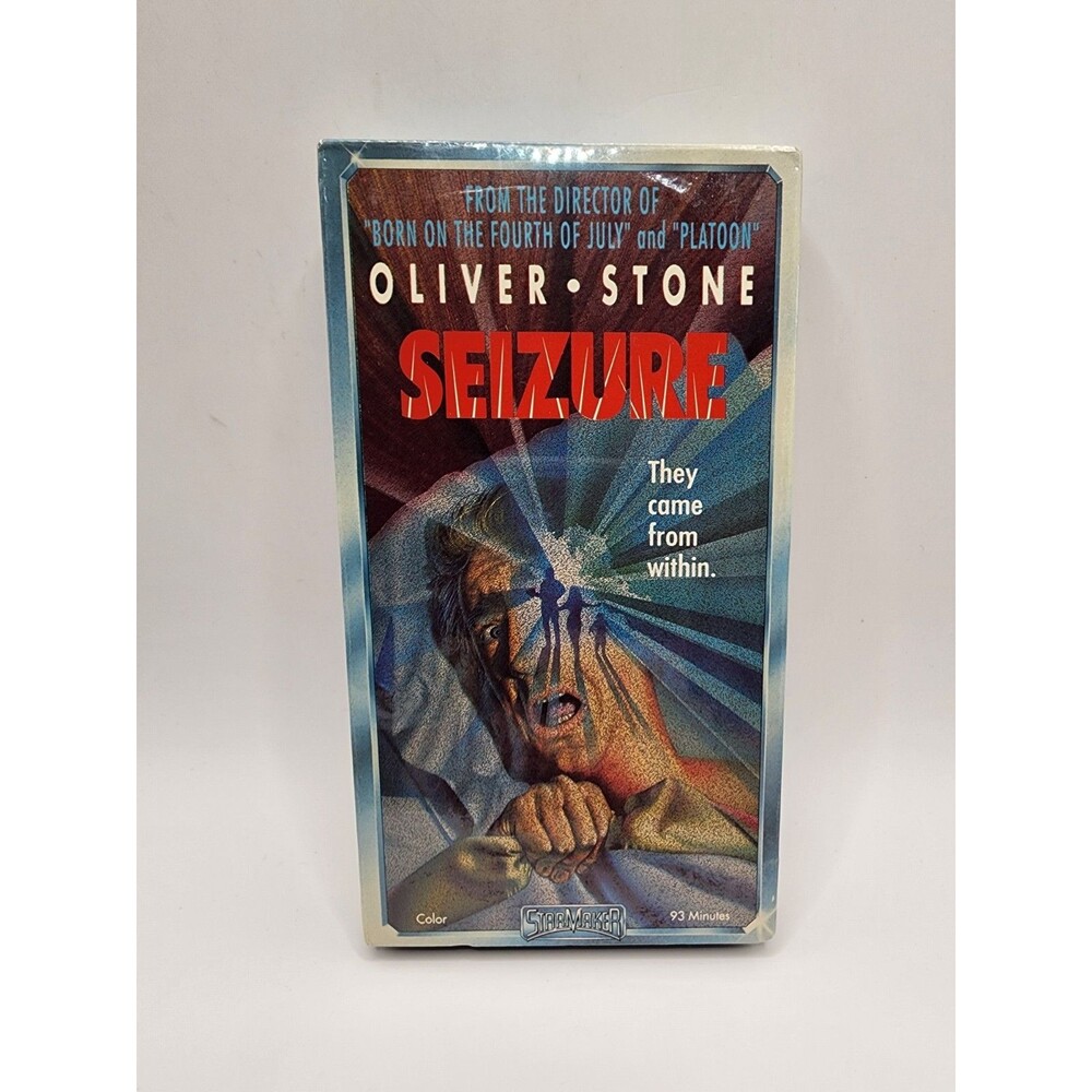 Seizure VHS NEW Sealed 70s Horror Oliver Stone 1990 Version